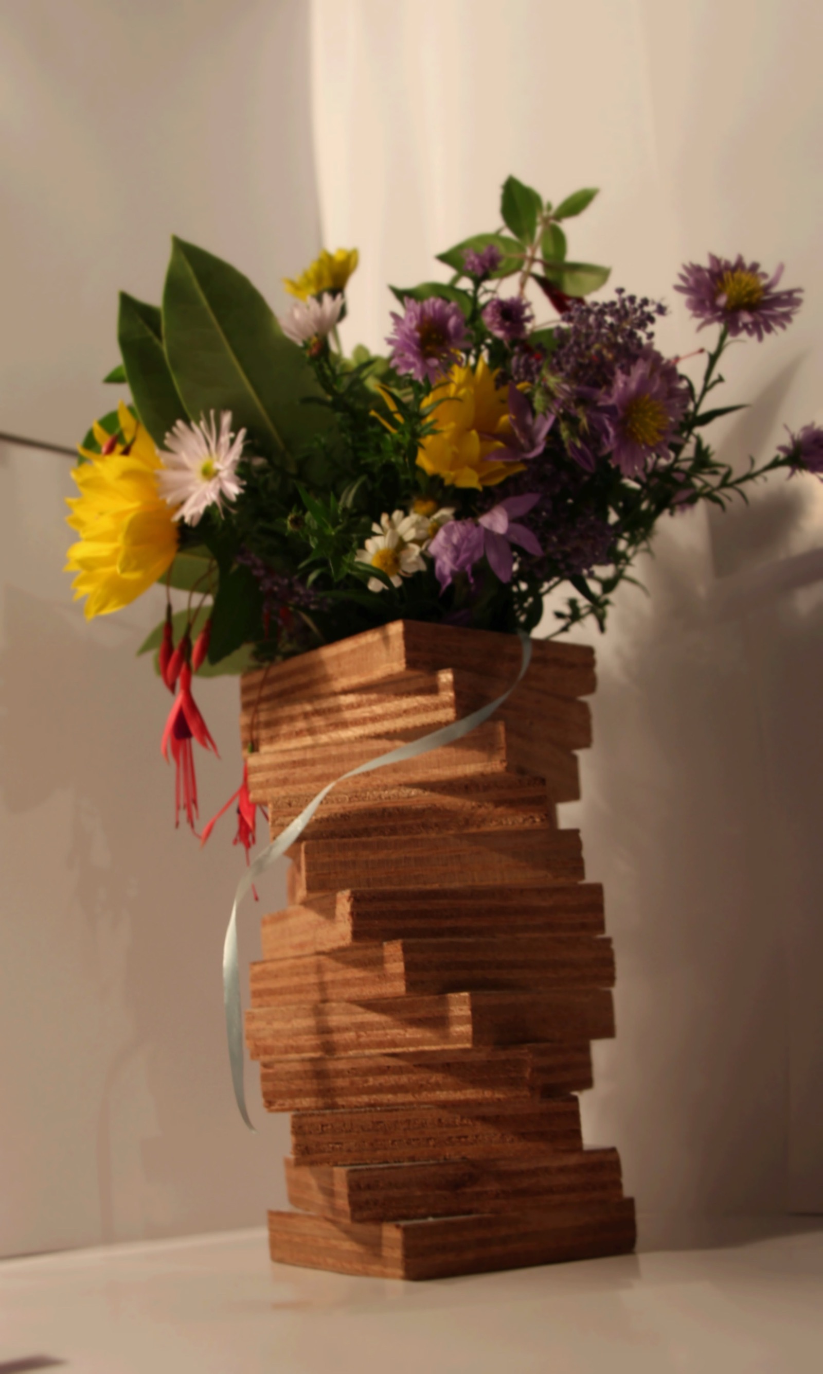 Wooden Vase